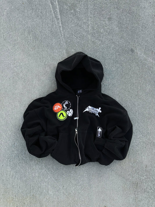 ONYX ECHO PATCHWORK ZIP-UP
